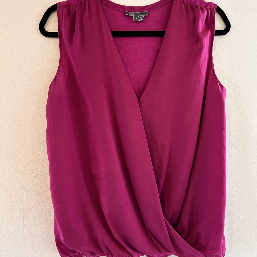 VINCE silk vest, perfect for all seasons